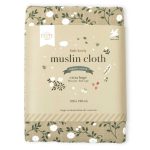 Muszlin kendő XL: virág - sötét zsálya