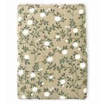 Muszlin kendő XL: virág - sötét zsálya