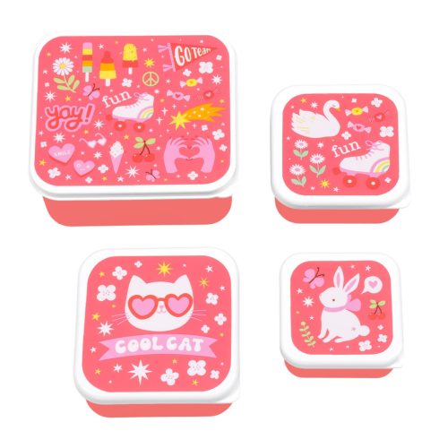 Uzsonnásdoboz (4db-os): FUN