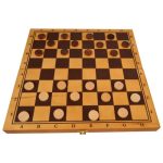 Sakk, backgammon és dáma 3 az 1-ben játék fából, Magni