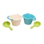 Öko homokozó vödör lapáttal, 2 féle színben, Magni