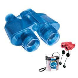   Színes kétcsövű gyerektávcső védőtokkal, transzparens szín - Super 40 T-Color Binocular with Case