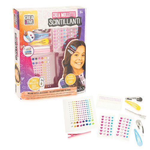 Csillogó hajcsat készítő kreatív készlet, Nice Grou