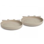 NUUROO szilikon lapostányér 2db- Krém