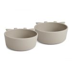 NUUROO szilikon mélytányér 2db- krém