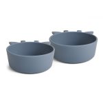 NUUROO szilikon mélytányér 2db- óceán kék