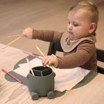 NUUROO szilikon asztali tároló/ceruzatartó -  kavics