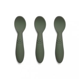 NUUROO szilikon kanál 3db- sötétzöld