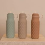 Nuuroo Nima szilikon ivópalack 400ml- Kavics