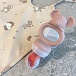 Nuuroo Lauge szilikon etetőcumi- rózsa