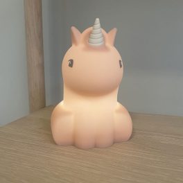 Nuuroo unikornis éjjeli lámpa rose