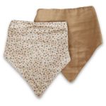 Nuuroo – Villads muszlin nyálkendő 2db-os- Levél/Kávé