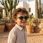 Olivio & Co polarizált napszemüveg 18-36 hó - Oval Cactus green