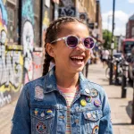 Olivio & Co polarizált napszemüveg 5-12 év - Wild Flower