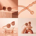 Olivio & Co polarizált napszemüveg 3-5 év - Fig pink