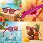 Olivio & Co polarizált napszemüveg 3-5 év - Raspberry