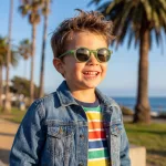 Olivio & Co polarizált napszemüveg 3-5 év - Oval Olive green