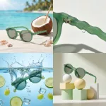 Olivio & Co polarizált napszemüveg 3-5 év - Oval Olive green