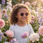 Olivio & Co polarizált napszemüveg 5-12 év - Floral reverie