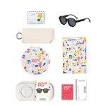 Olivio & Co polarizált felnőtt napszemüveg - Oval Squid Black