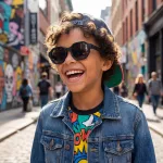 Olivio & Co polarizált napszemüveg 5-12 év creative - Squid Black