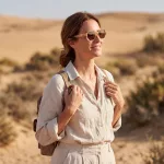 Olivio & Co polarizált felnőtt napszemüveg creative - Colorblock Sand