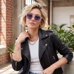 Olivio & Co polarizált felnőtt napszemüveg creative - Shell Purple