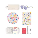 Olivio & Co polarizált felnőtt napszemüveg creative - Shell Purple