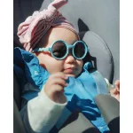 Olivio & Co polarizált napszemüveg 0-18 hó - Reef blue