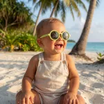 Olivio & Co polarizált napszemüveg 0-18 hó - Sea Anemone Green