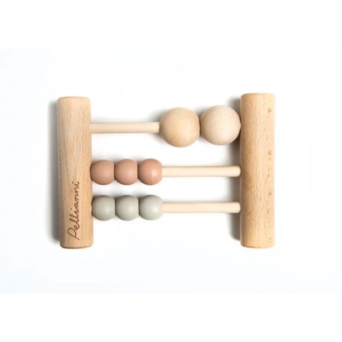 Pellianni Mini Abacus Fa babajáték,Pasztell