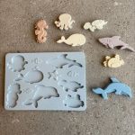 Petu Petu Szilikon formabeillesztő- Tenger állatai