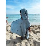 Petu Petu Muszlin poncsó kapucnival- Dínós(3-4év)