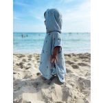 Petu Petu Muszlin poncsó kapucnival- Dínós(3-4év)