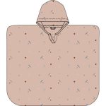 Petu Petu Muszlin poncsó kapucnival- Virágok& madarak(1-2év)