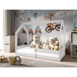 Házikó ágy Pola 160cm- Fehér