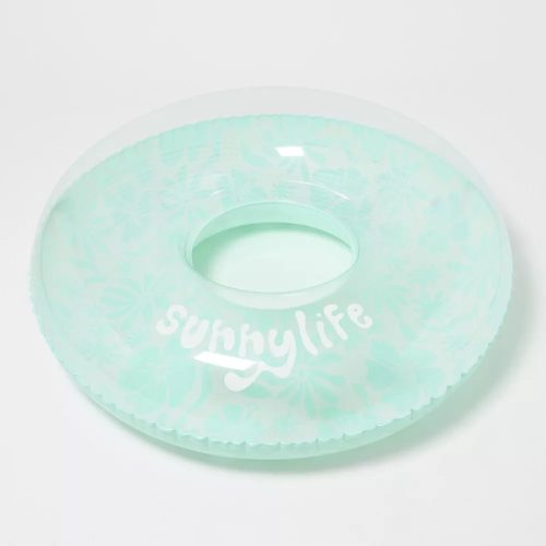 SUNNYLIFE ÚSZÓGUMI - FLORAL SEAFOAM