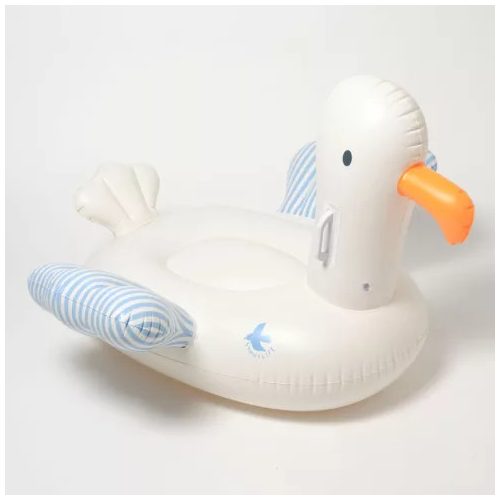 Sunnylife gyerek Ride-On matrac - Sid the Seagull Blue Stripe