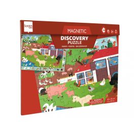   2 az 1-ben mágneses puzzle és megfigyelő játék, Farm Scratch Europe