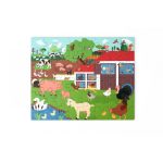 2 az 1-ben mágneses puzzle és megfigyelő játék, Farm Scratch Europe