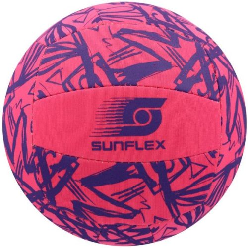Rózsaszín neoprén strandlabda 15 cm-es Sunflex