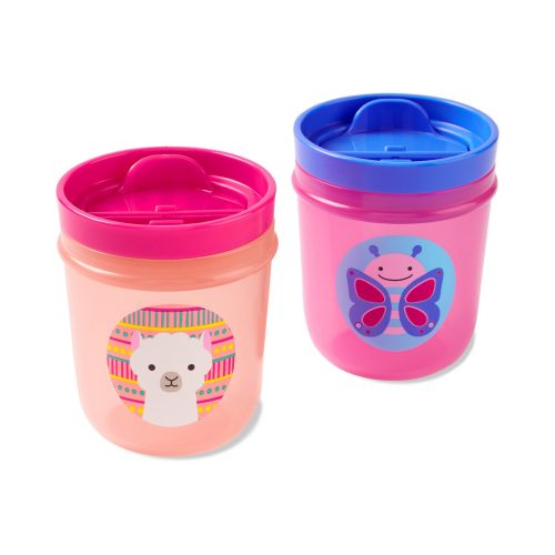 Skip Hop Zoo Tumbler Cups pohár láma és pillangó