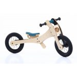  Trybike Wood, futóbicikli 4 in 1 blue, türkiz