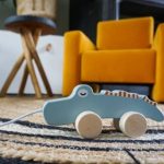 Tryco - Fa játék húzható krokodil