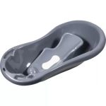 Tryco - Kád Dugóval És Csúszásgátlóval - Sötét Szürke