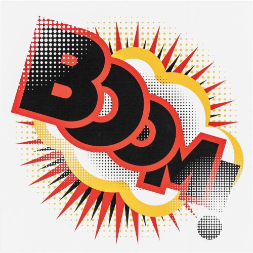 VOX Young Users fém előlap 2 ajtós gardróbszekrényhez- Comic boom