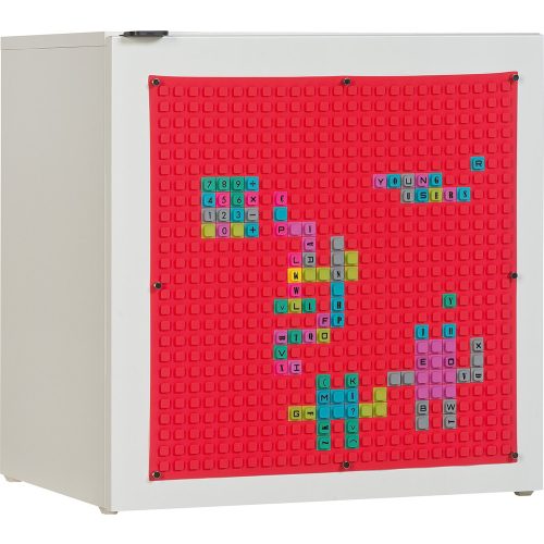 VOX Young Users szilikon előlap 2 ajtós gardróbszekrényhez- Red