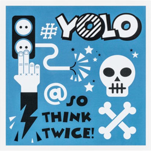 VOX Young Users fém előlap 2 ajtós gardróbszekrényhez- Yolo