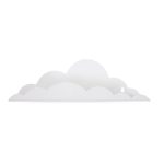 Felhő Fali Polc - Fém - Fehér