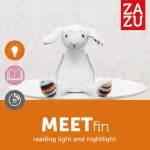 Zazu – Fin Olvasólámpa És Éjjeli Fény, Szürke
